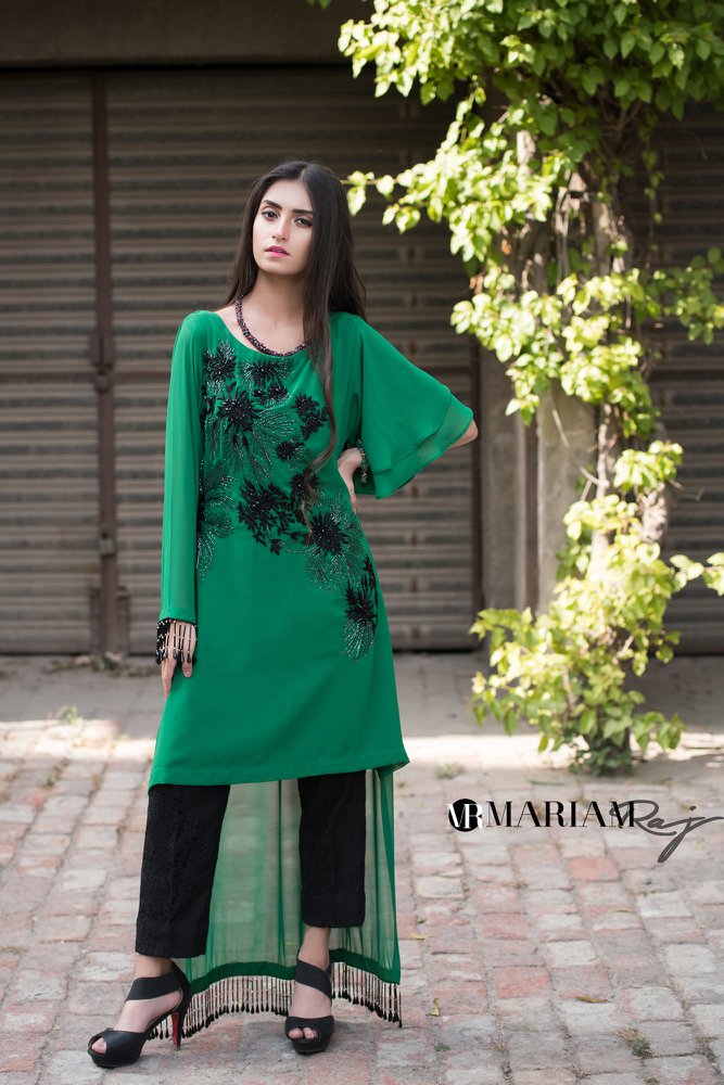 Emerald Green-Pakistani Designer dress