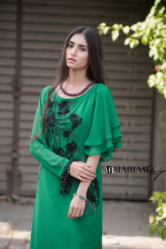 Emerald Green-Pakistani Designer dress