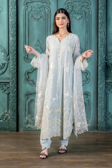 Amara – Order Stylish Pastel Blue Stitched Suit with Dupatta Online