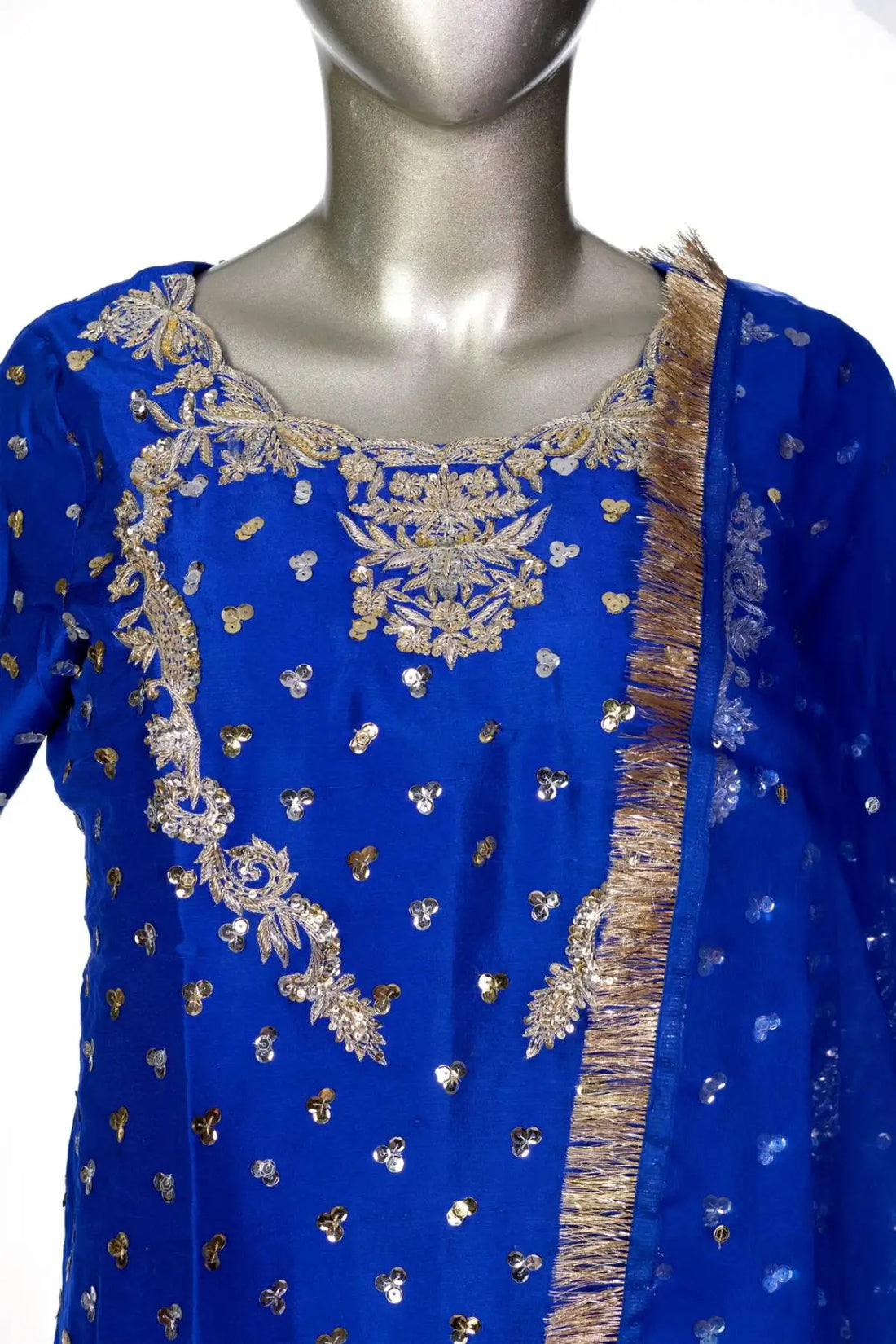 Twilight Blue-Pakistani Festive Embroidered outfit for celebrations