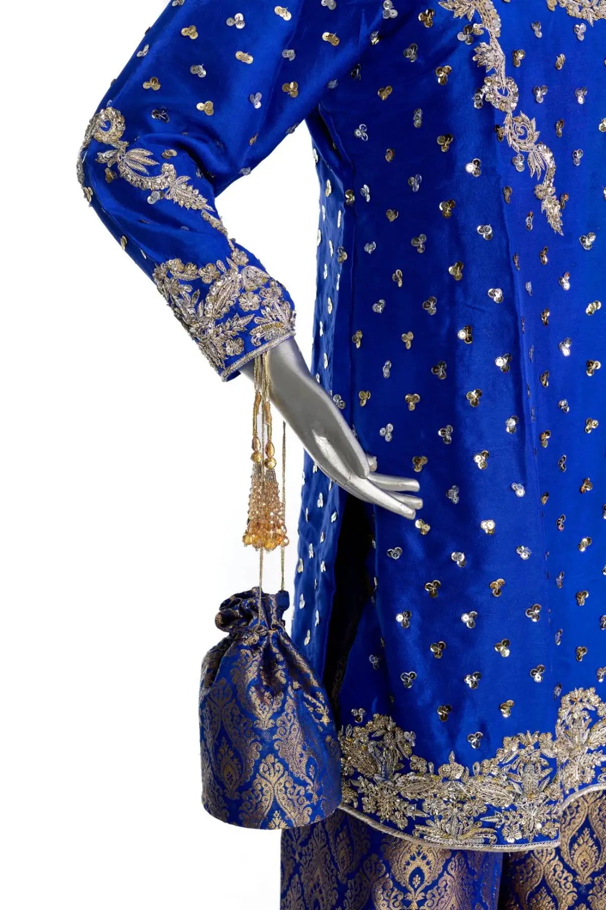 Twilight Blue-Pakistani Festive Embroidered outfit for celebrations