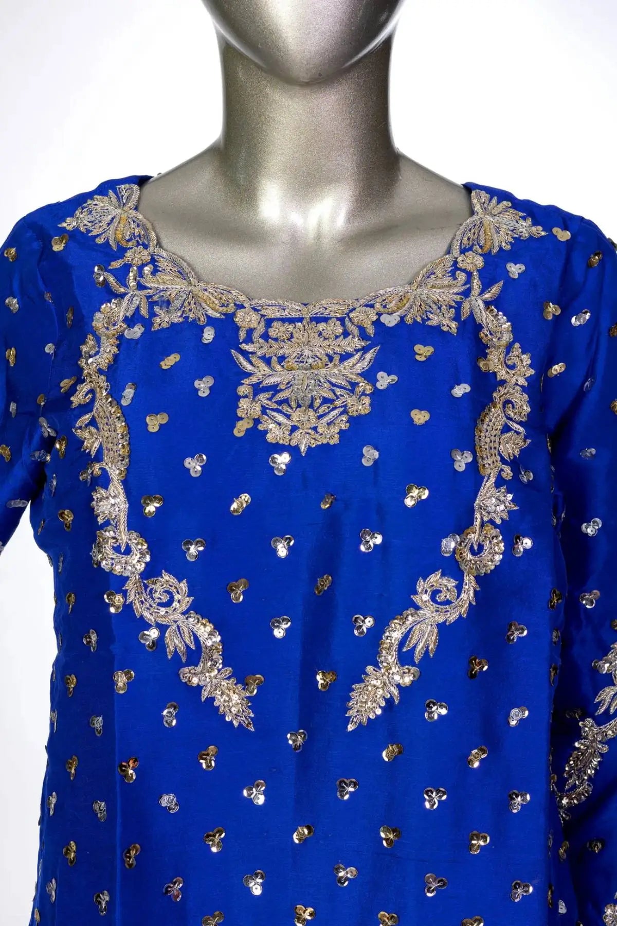 Twilight Blue-Pakistani Festive Embroidered outfit for celebrations