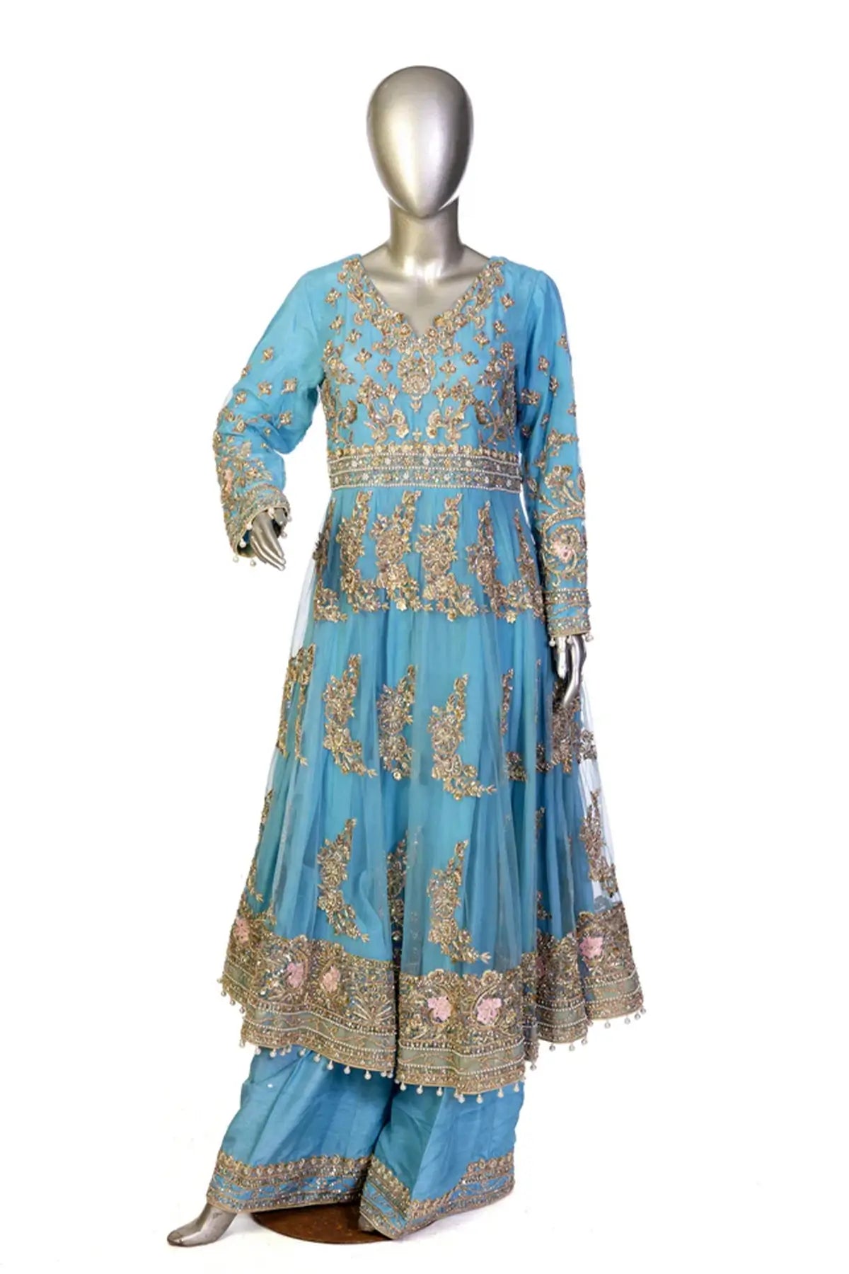 Crystal – Pakistani Anarkali Dress for Special Occasions in the USA | MariamRaj Designer Wear