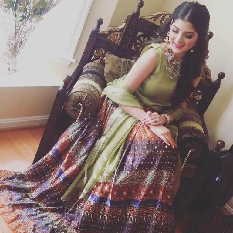 Verdant Grace- Pakistani Embellished Lehenga Choli