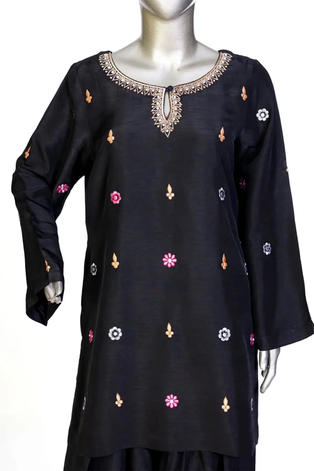 Gul –Luxury Black Farshi Shalwar Outfit for Women