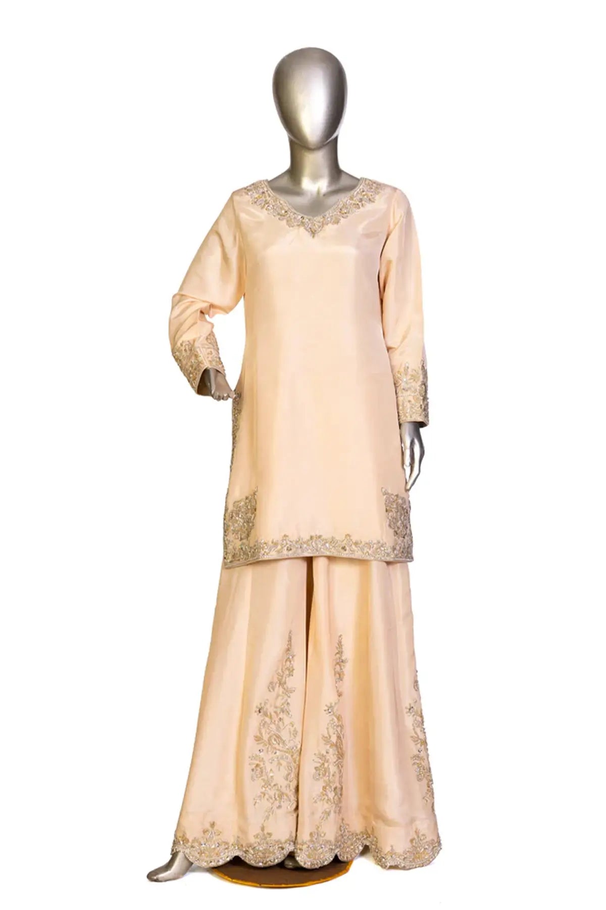 Jahanara – Pakistani Sharara Set for Nikkah Event USA Delivery