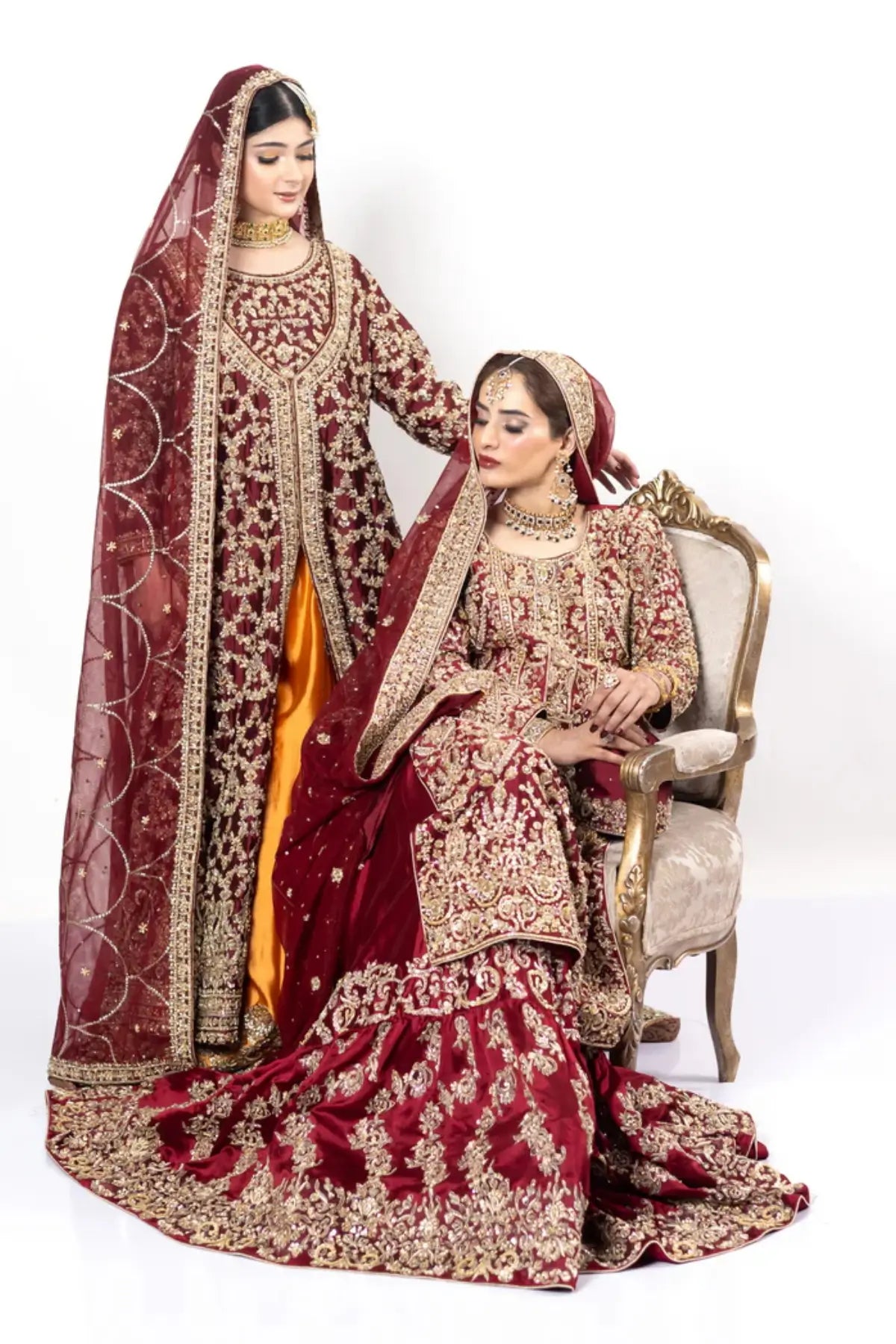 Kavya – Red Farshi Lehnga for Destination Weddings & Pakistani Brides
