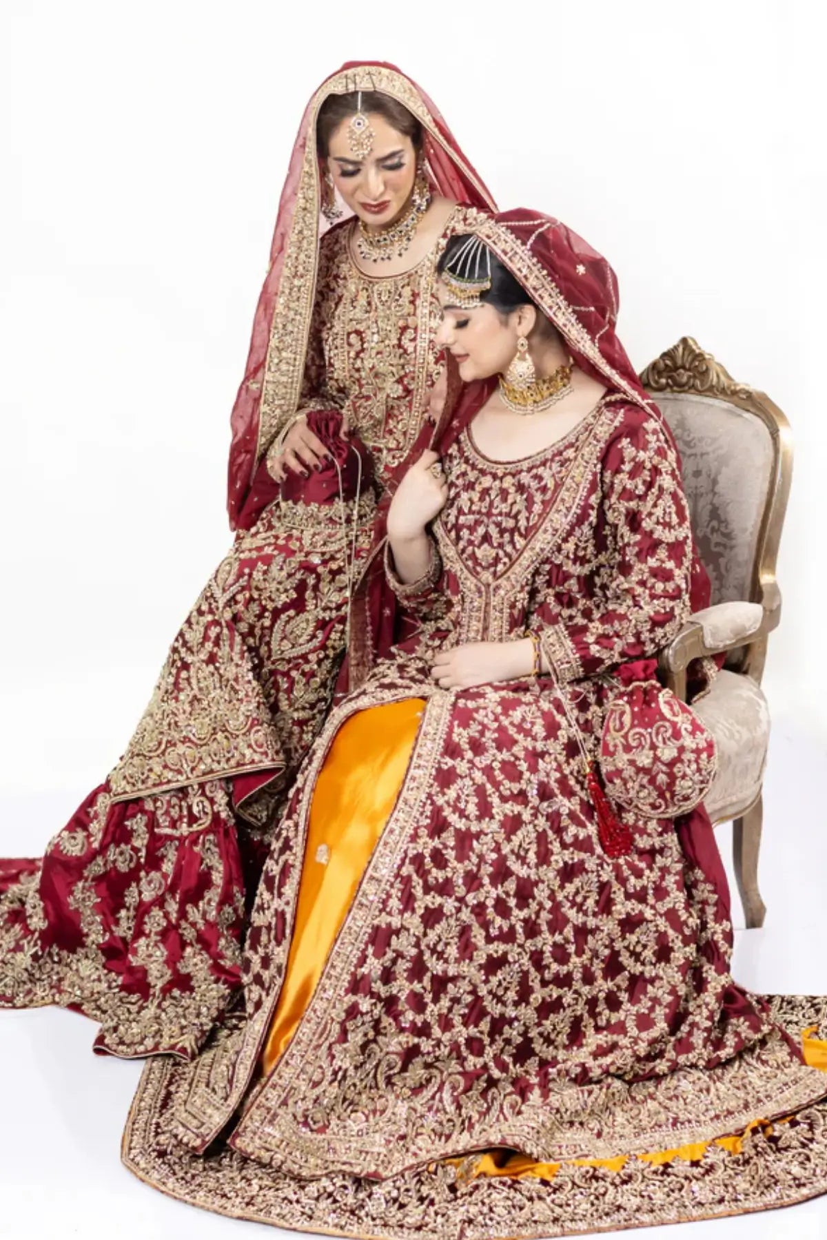 Kavya – Red Farshi Lehnga for Destination Weddings & Pakistani Brides