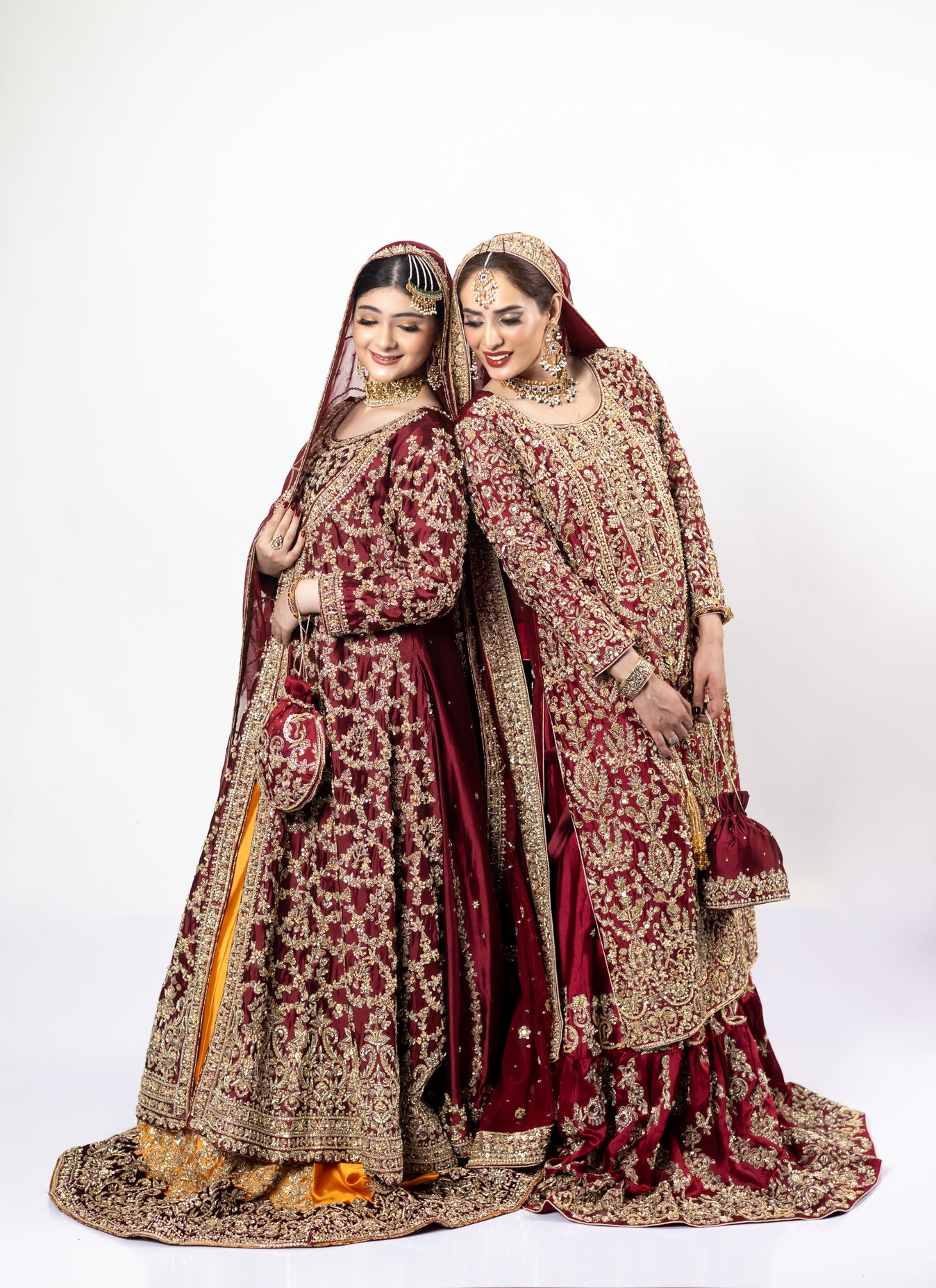 MariamRaj Kavya Royal Red Raw Silk Farshi Lehnga with Net Organza Dupatta