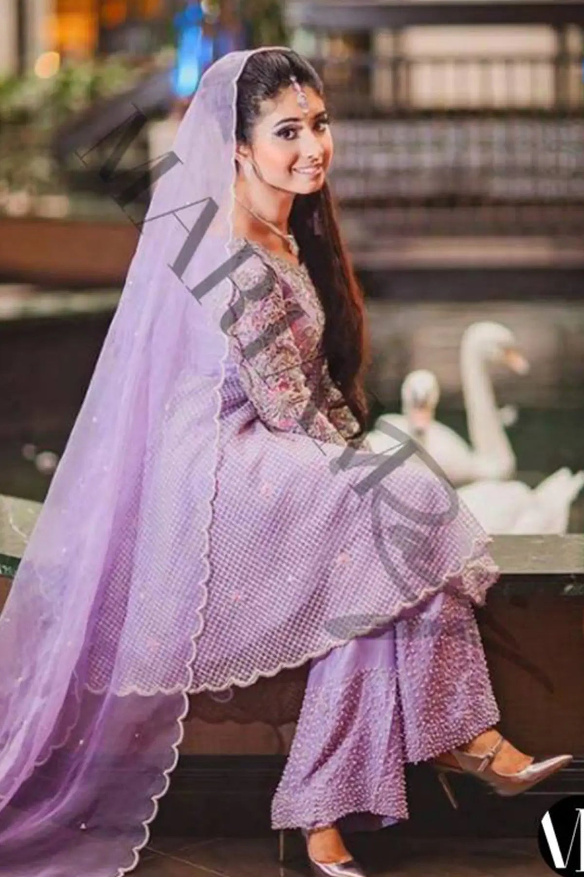 purple nikkah dress Lilac Lily- Beautiful Nikkah Outfit MariamRaj