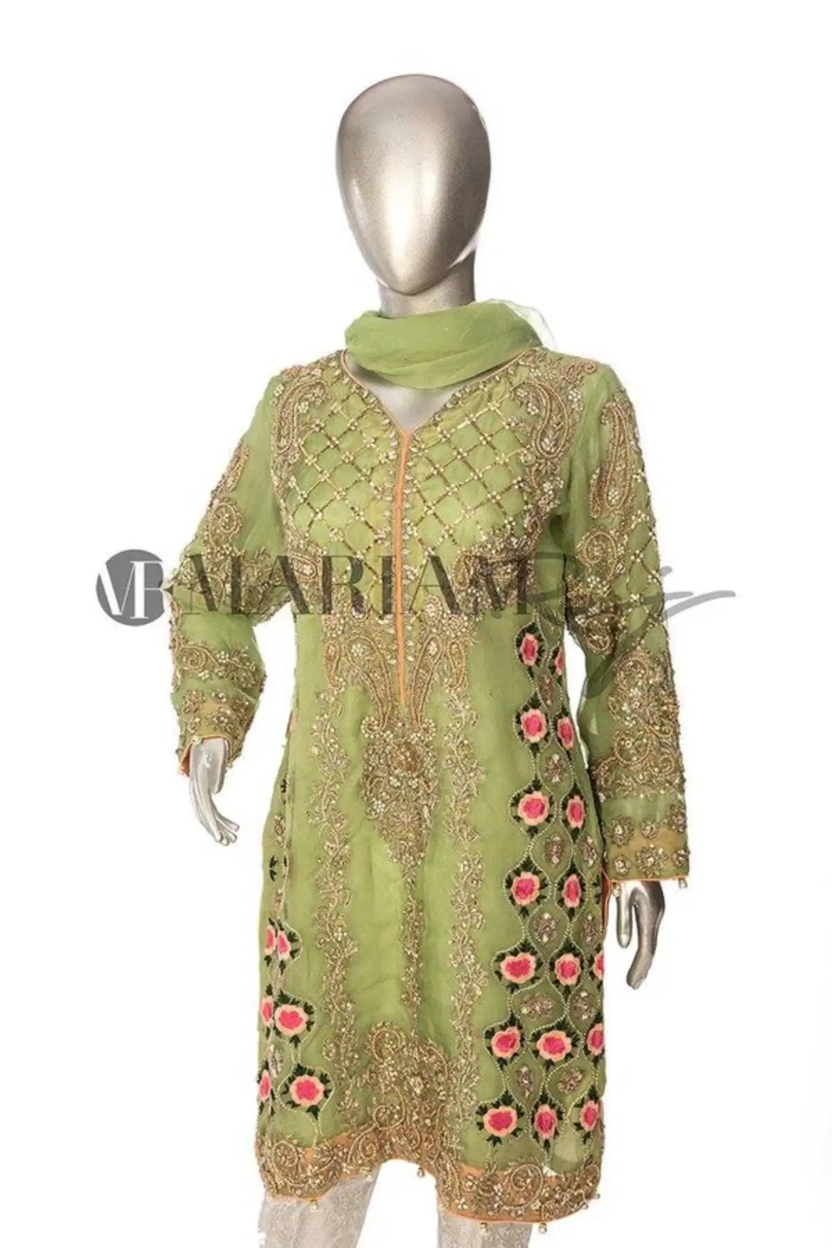 LimeStone- Pakistani Wedding Formal Shalwar Kameez