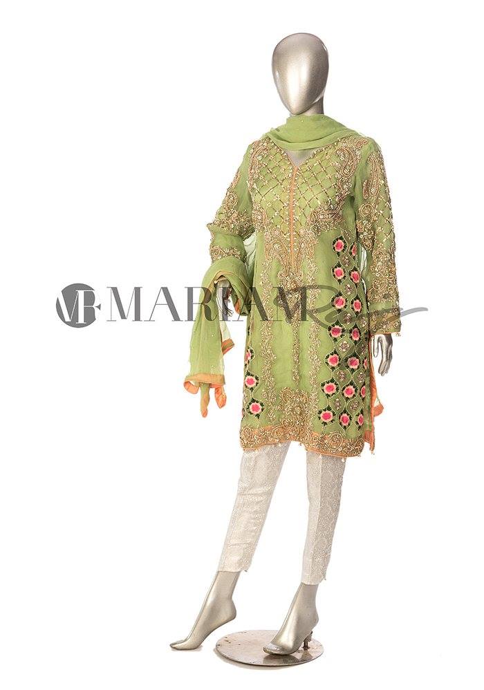 LimeStone- Pakistani Wedding Formal Shalwar Kameez