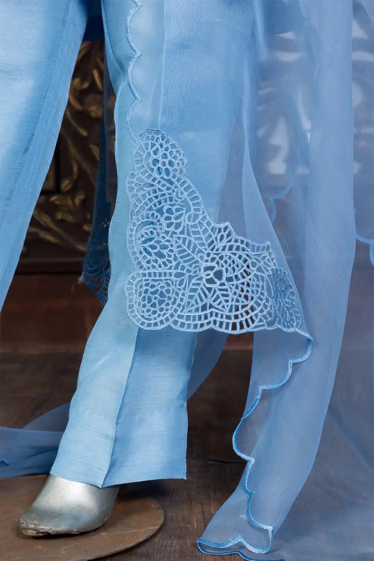 Mahveen – Luxury Korean Silk 3-Piece Suit for Eid and Festive Events