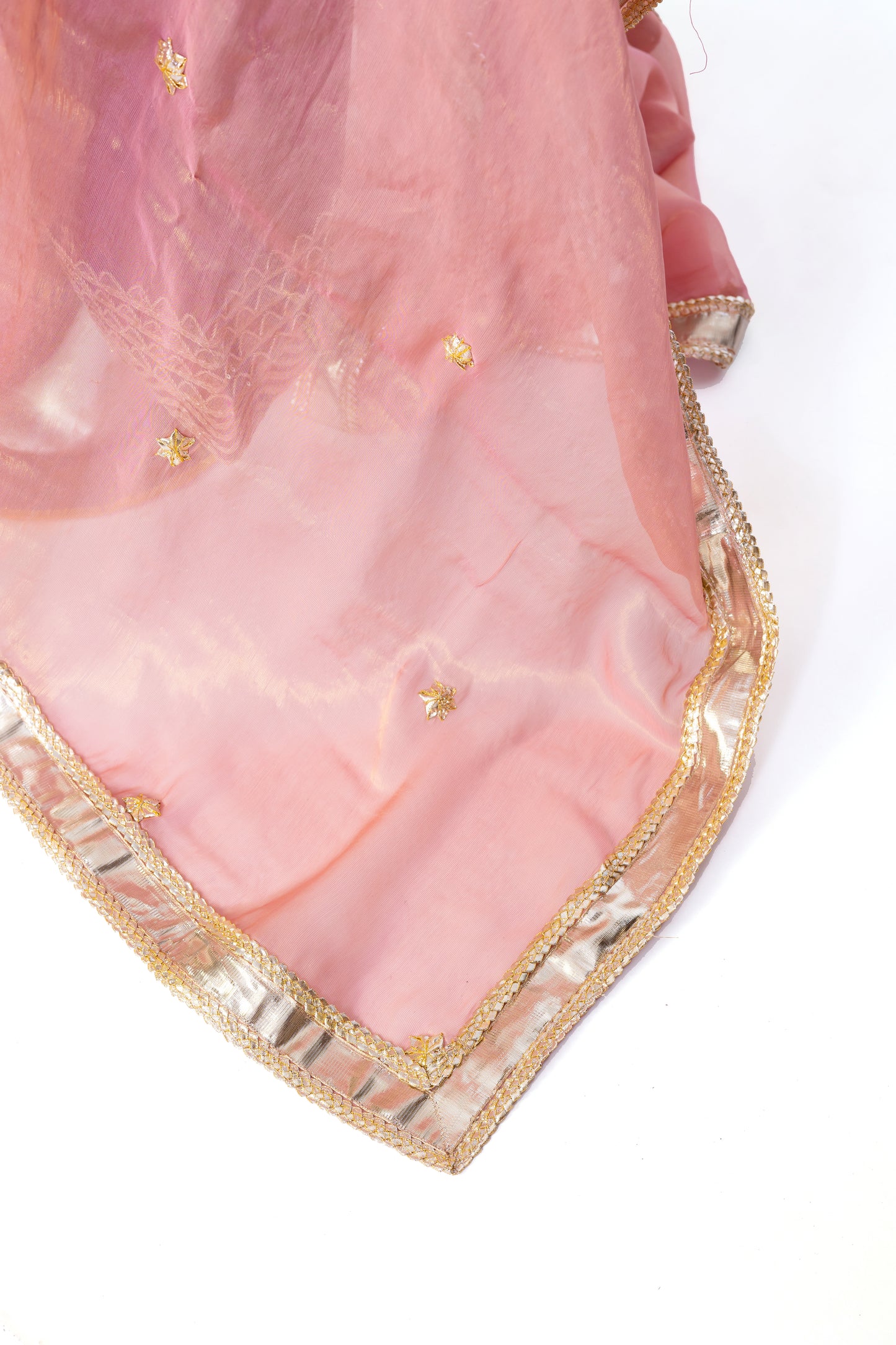 Noor– Traditional Farshi Shalwar Dress in Tea Pink & Maroon
