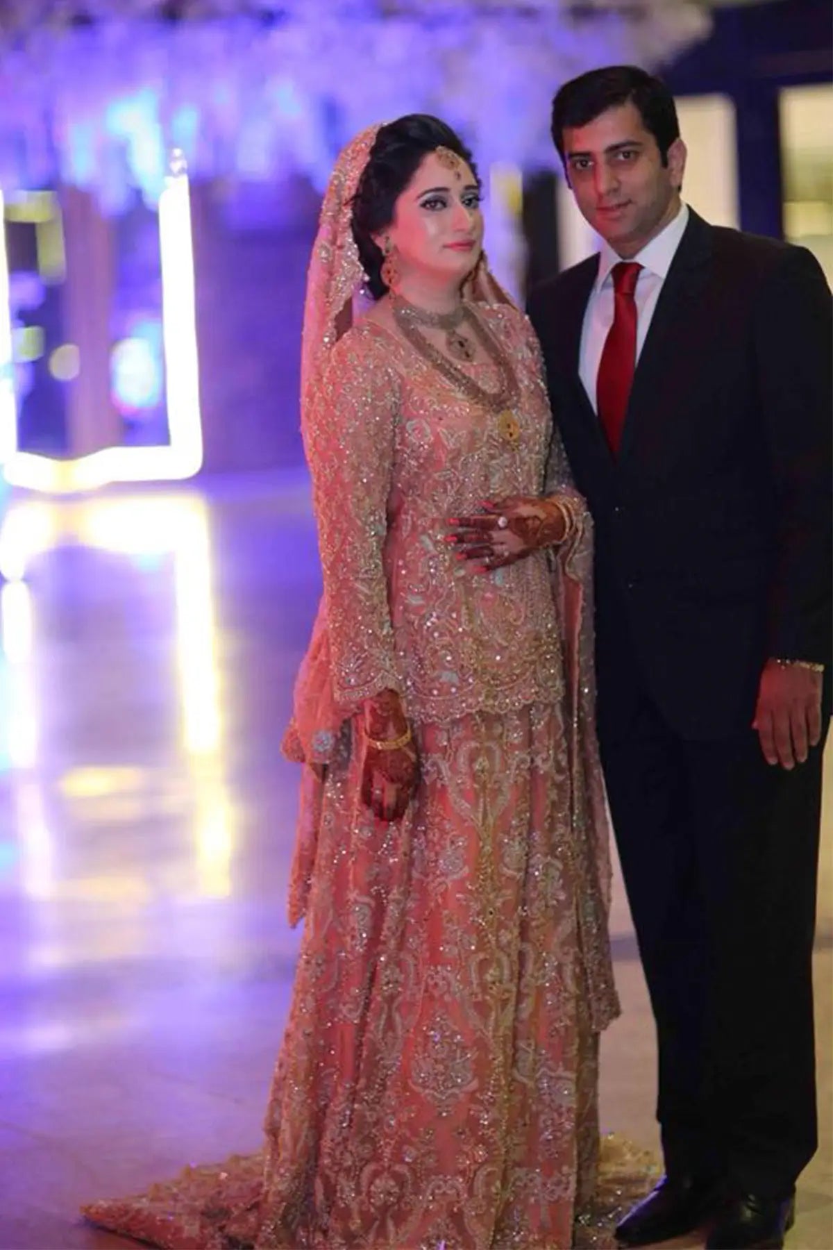 Radiant Rose – Designer Pakistani Wedding Lehenga for Brides in the USA
