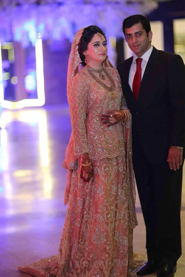Radiant Rose – Designer Pakistani Wedding Lehenga for Brides in the USA