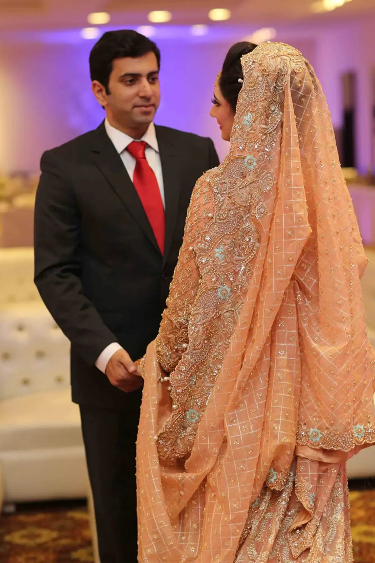 Radiant Rose – Designer Pakistani Wedding Lehenga for Brides in the USA