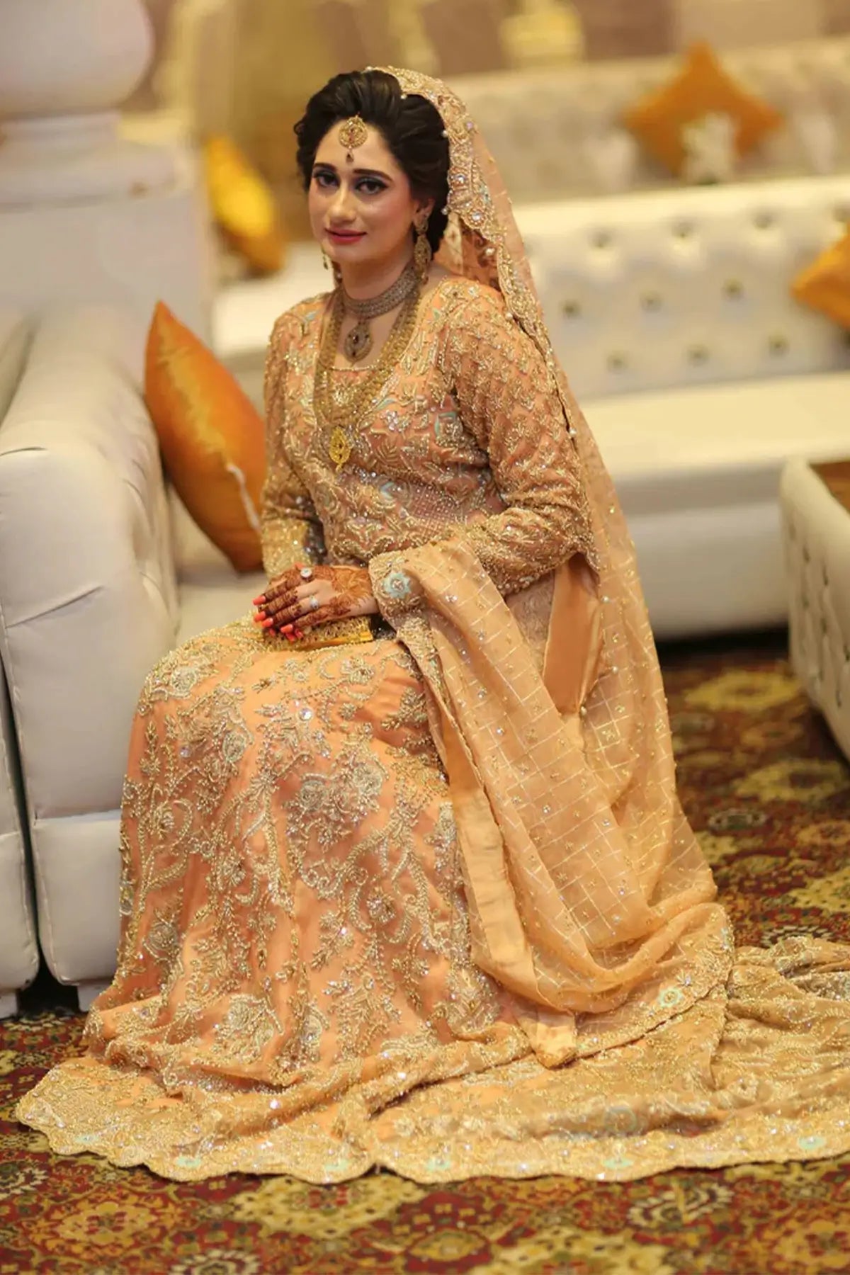 Radiant Rose – Designer Pakistani Wedding Lehenga for Brides in the USA