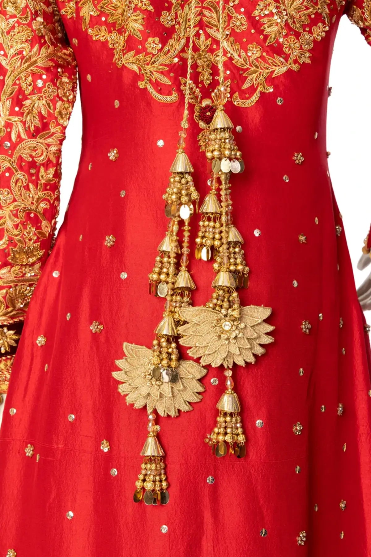 Red Royalty – Red Bridal Lehenga for Pakistani Barat | Designer Wedding Wear by MariamRaj