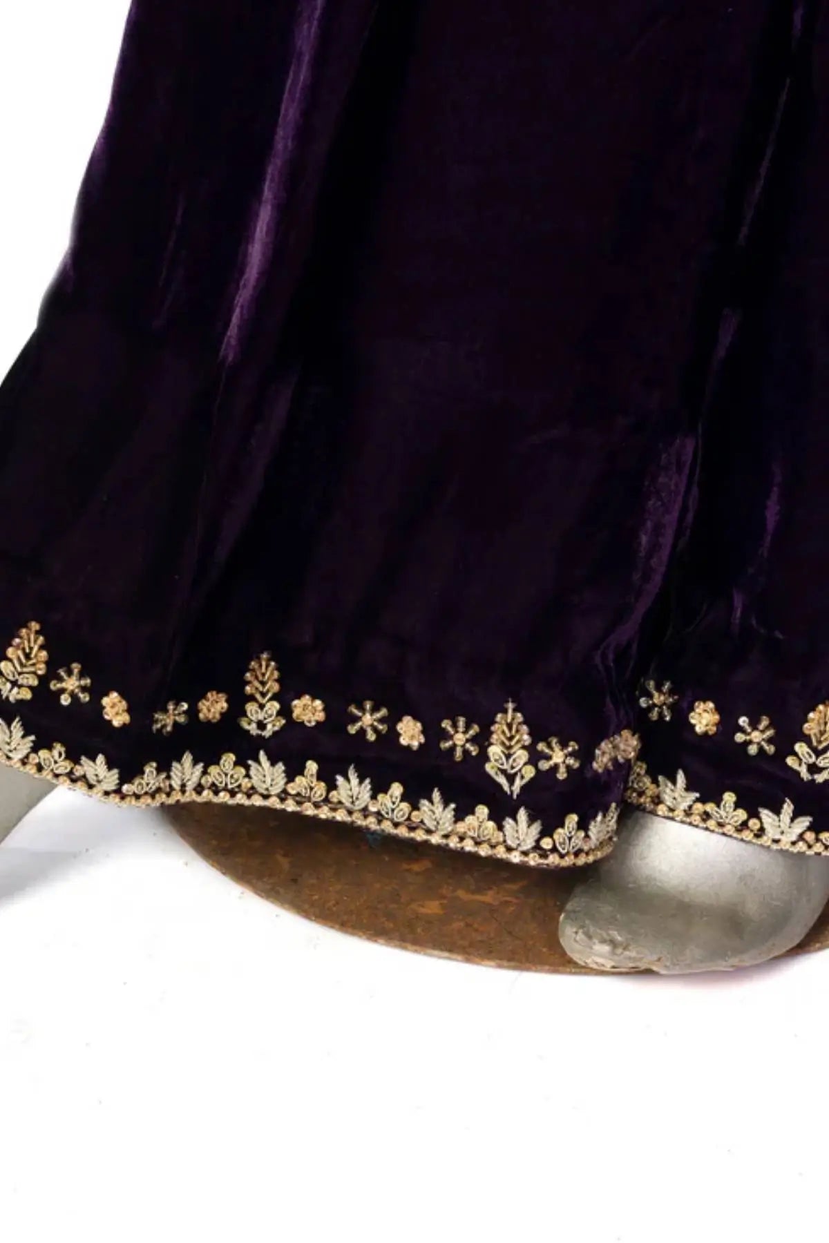 Regal Allure-Exclusive Designer Velvet Suit with Full Embroidery