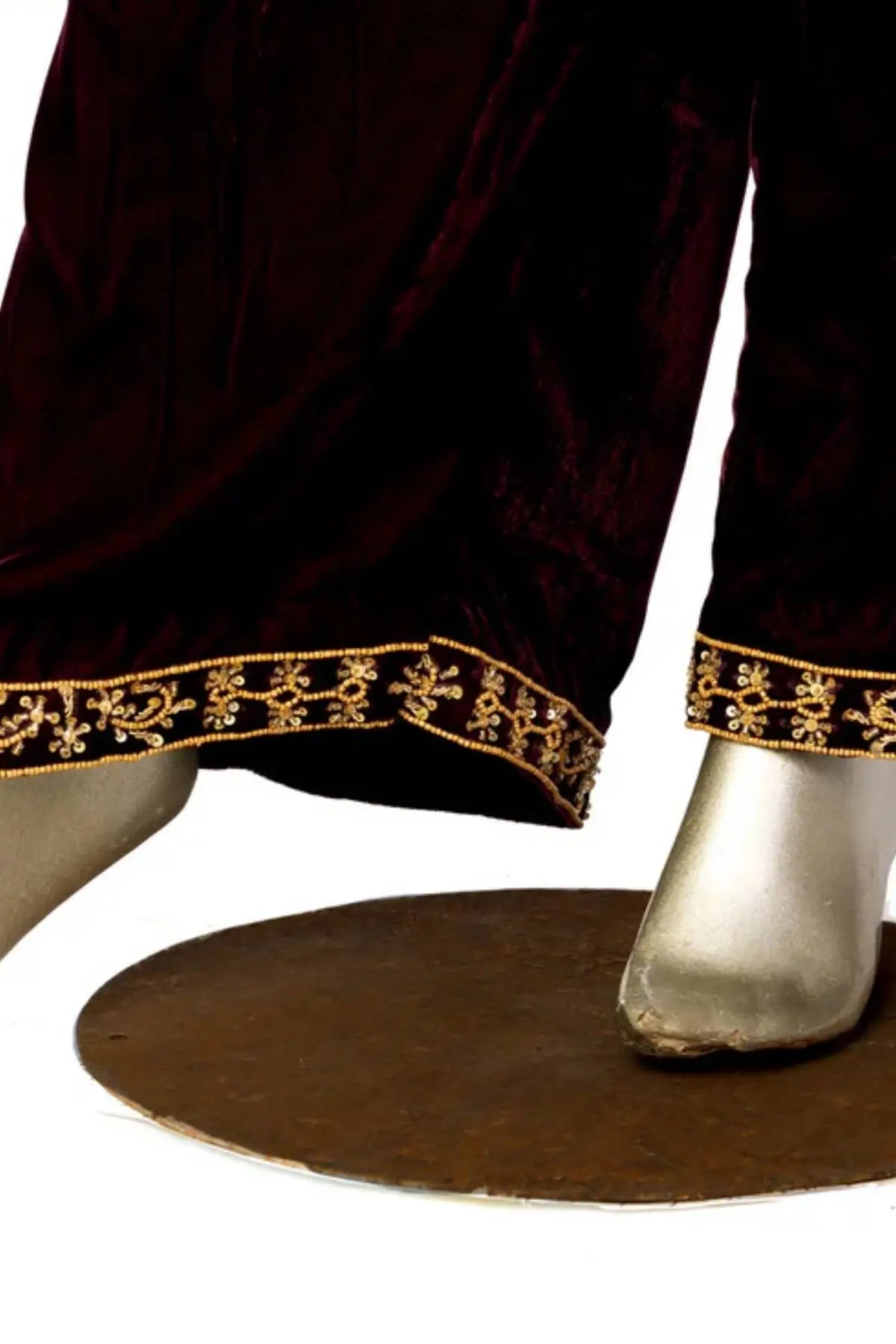 Royal Amethyst: Designer Women’s Velvet Dress for Weddings