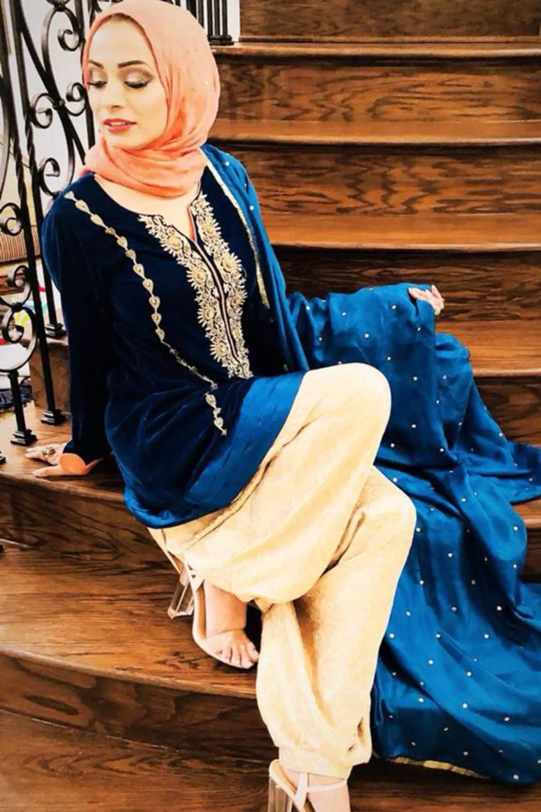 Sovereign- Traditional Pakistani velvet formal suits with modern design touches