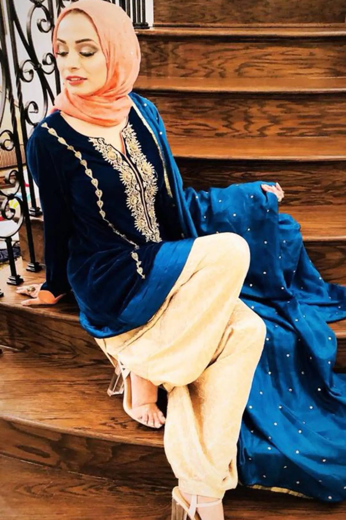 Sovereign- Traditional Pakistani velvet formal suits with modern design touches