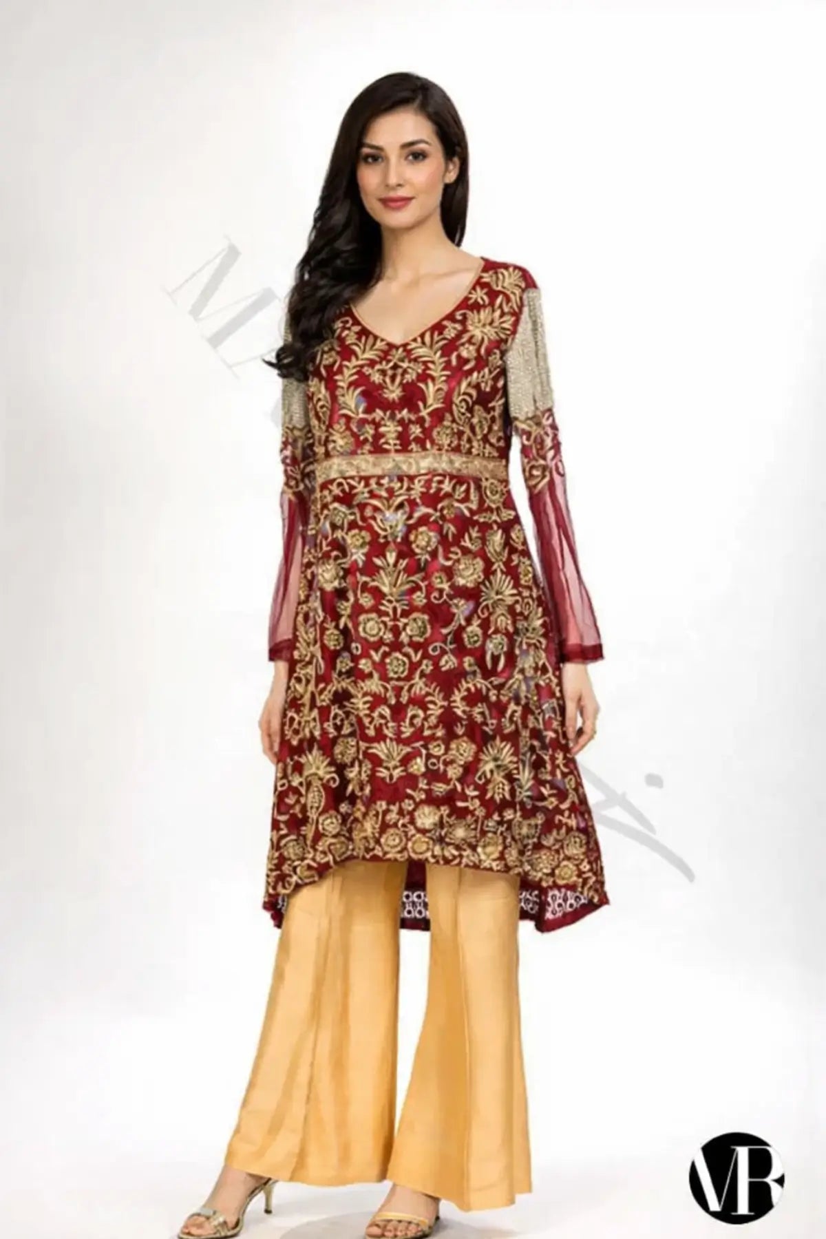 Ruby- Pakistani Wedding Wear Embellished Outfit