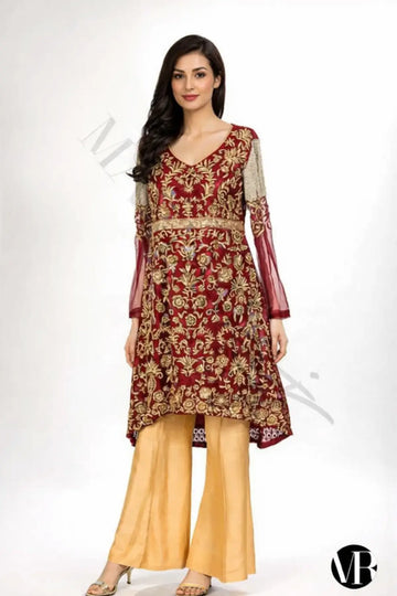 Ruby- Pakistani Wedding Wear Embellished Outfit