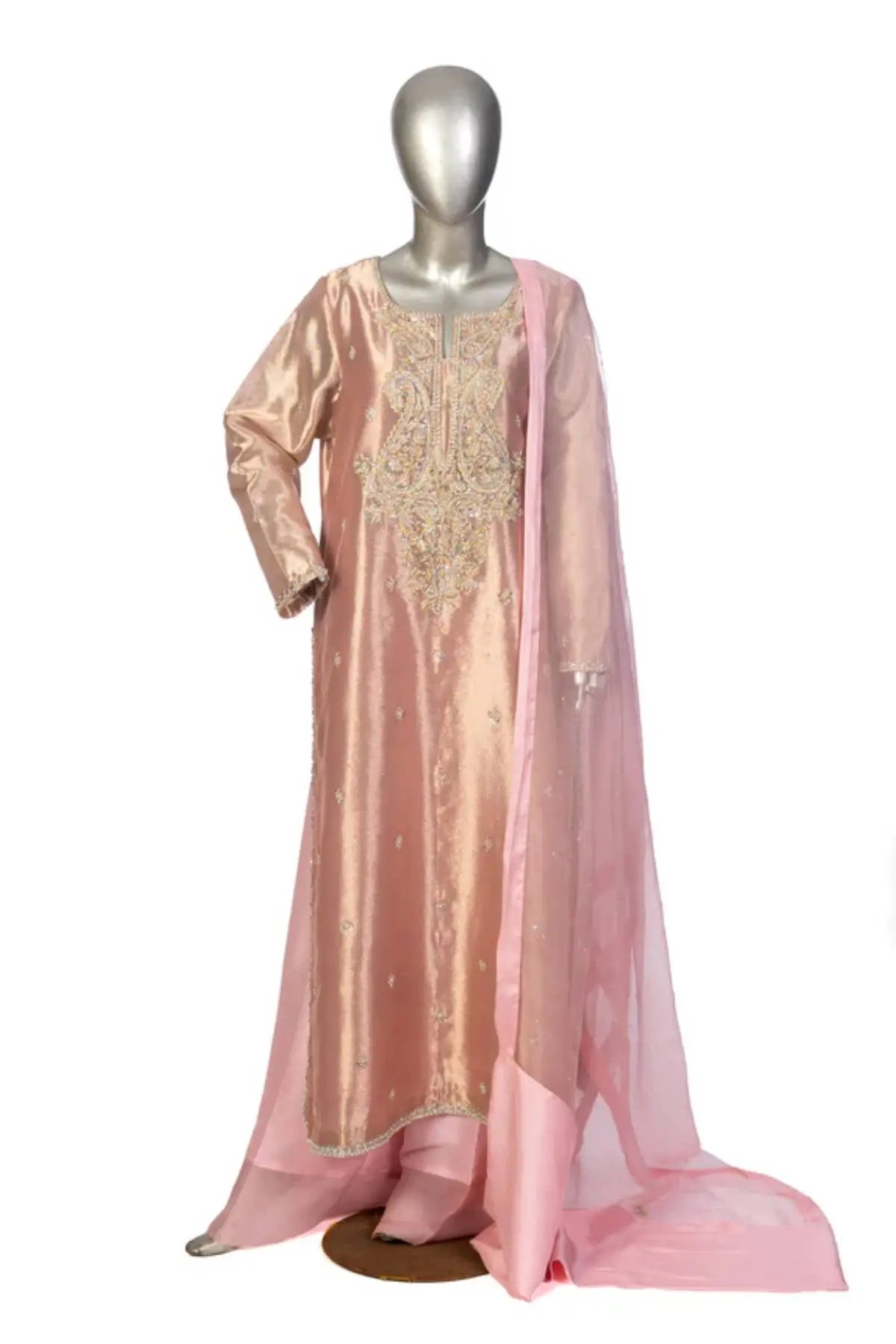 Ruhi – Rose Gold Designer Dress for Weddings & Formal Occasions
