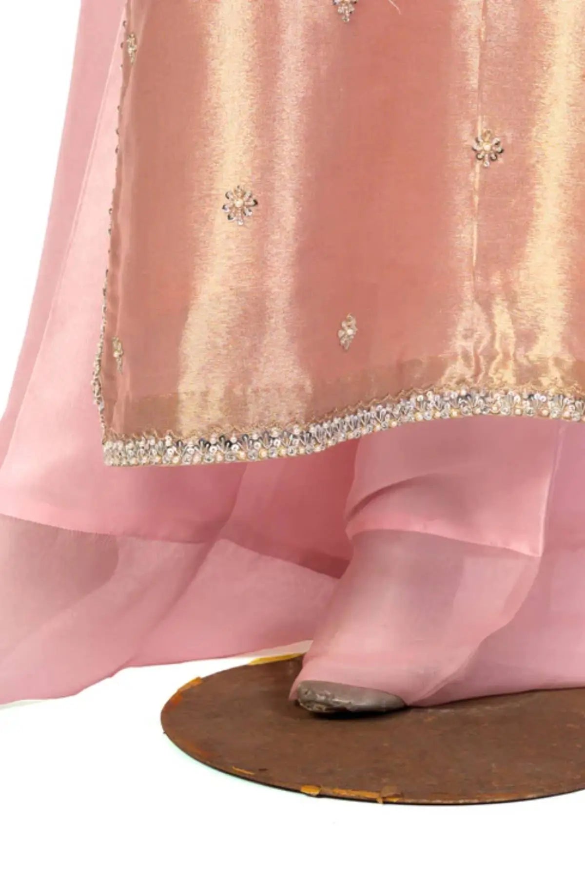 Ruhi – Rose Gold Designer Dress for Weddings & Formal Occasions