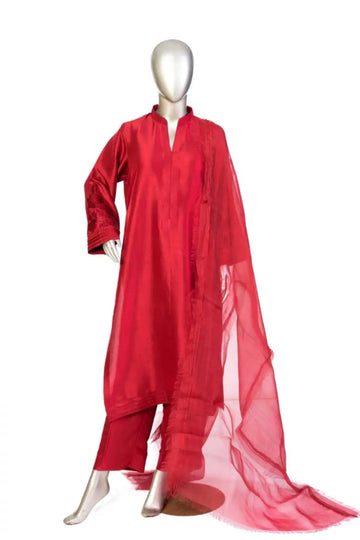 Scarlet-Custom Pakistani Silk Suits for Special Events