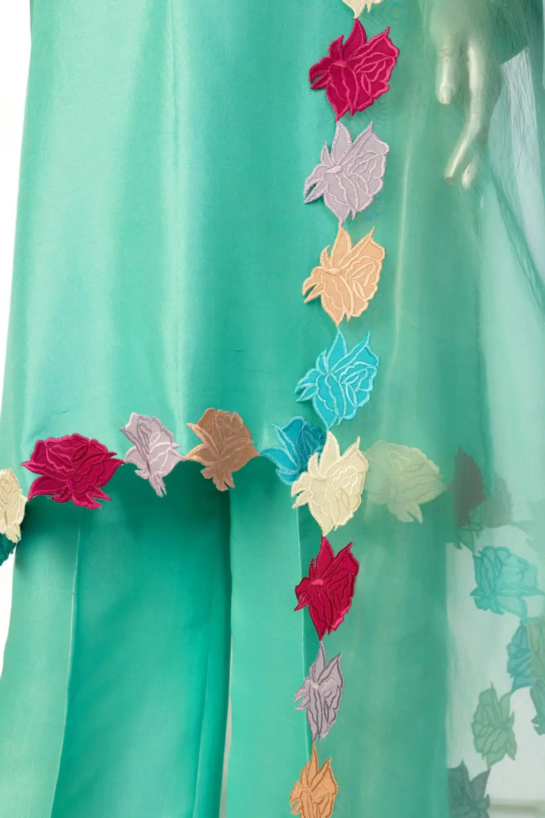 Sea Bareeze-Pakistani Designer Silk Shalwar Kameez