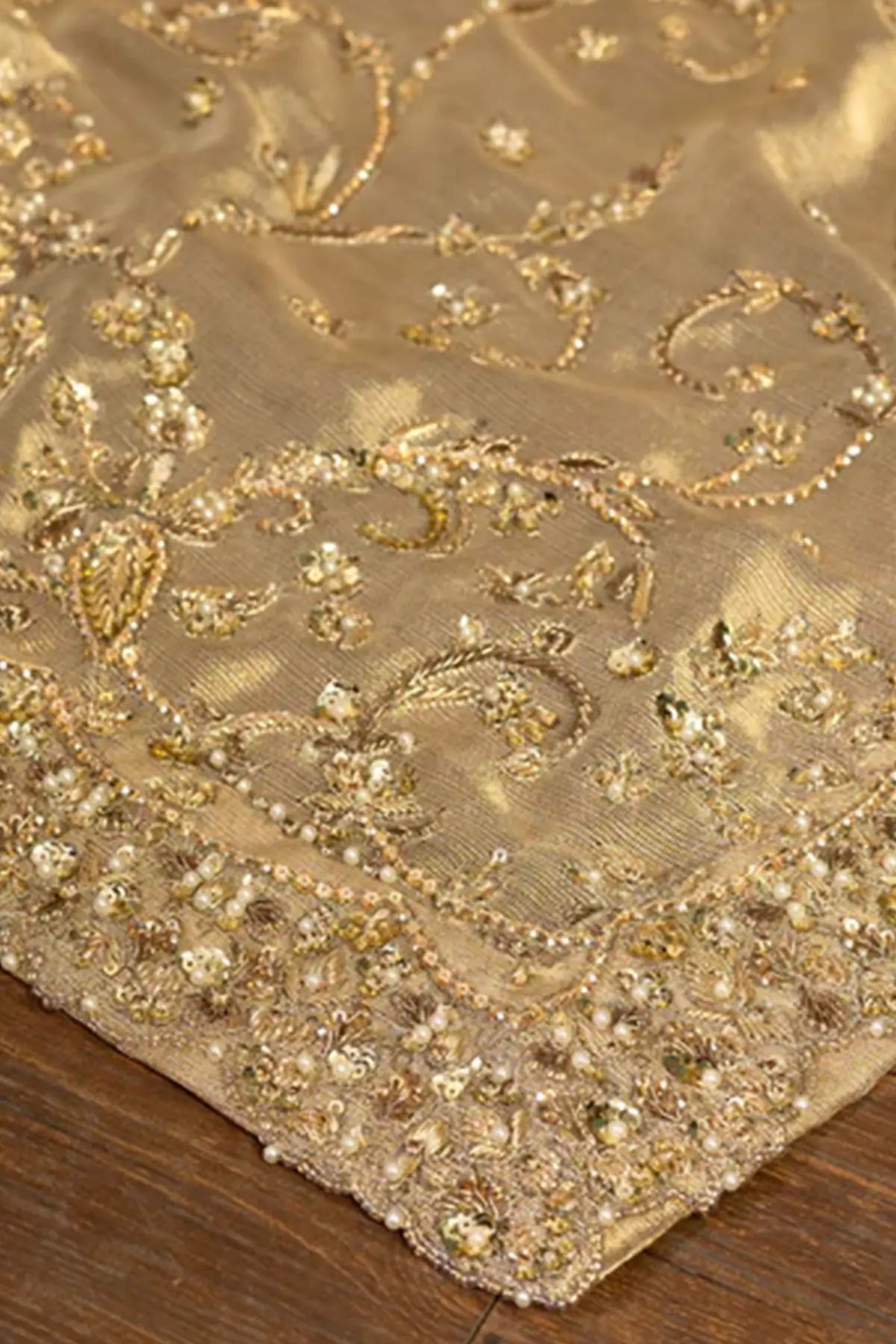 Serene Opal – Heavily Embroidered Sharara Dress for Pakistani Brides Canada