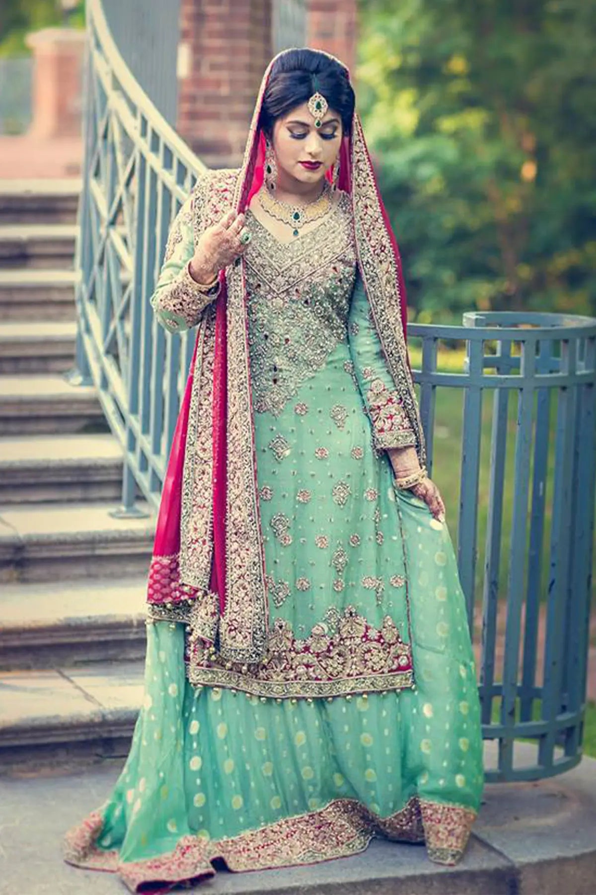Skyline Charm – Custom Stitched Bridal Lehenga for Pakistani Weddings