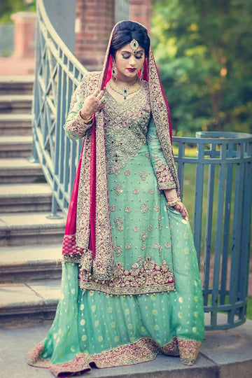 Skyline Charm – Custom Stitched Bridal Lehenga for Pakistani Weddings