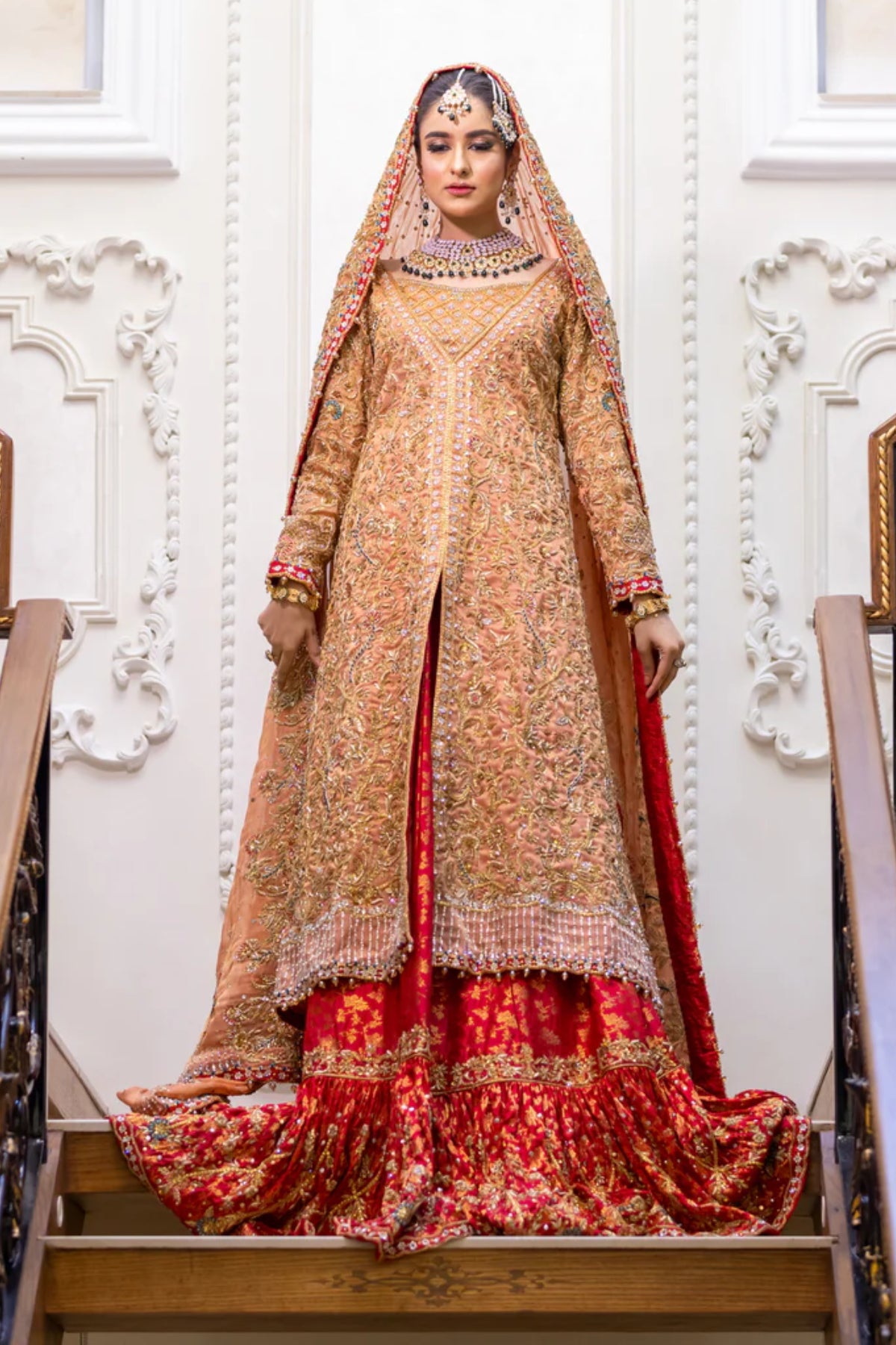 Zarqash-Traditional Pakistani formal dress for weddings UK