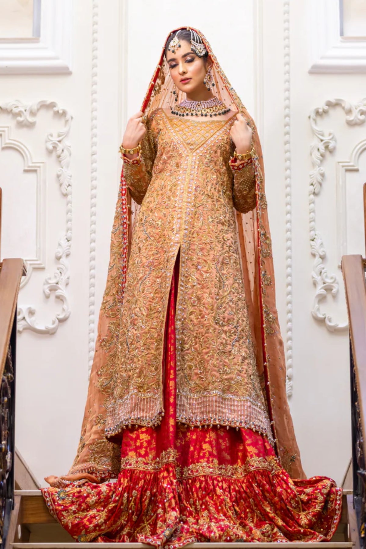 Zarqash-Traditional Pakistani formal dress for weddings UK