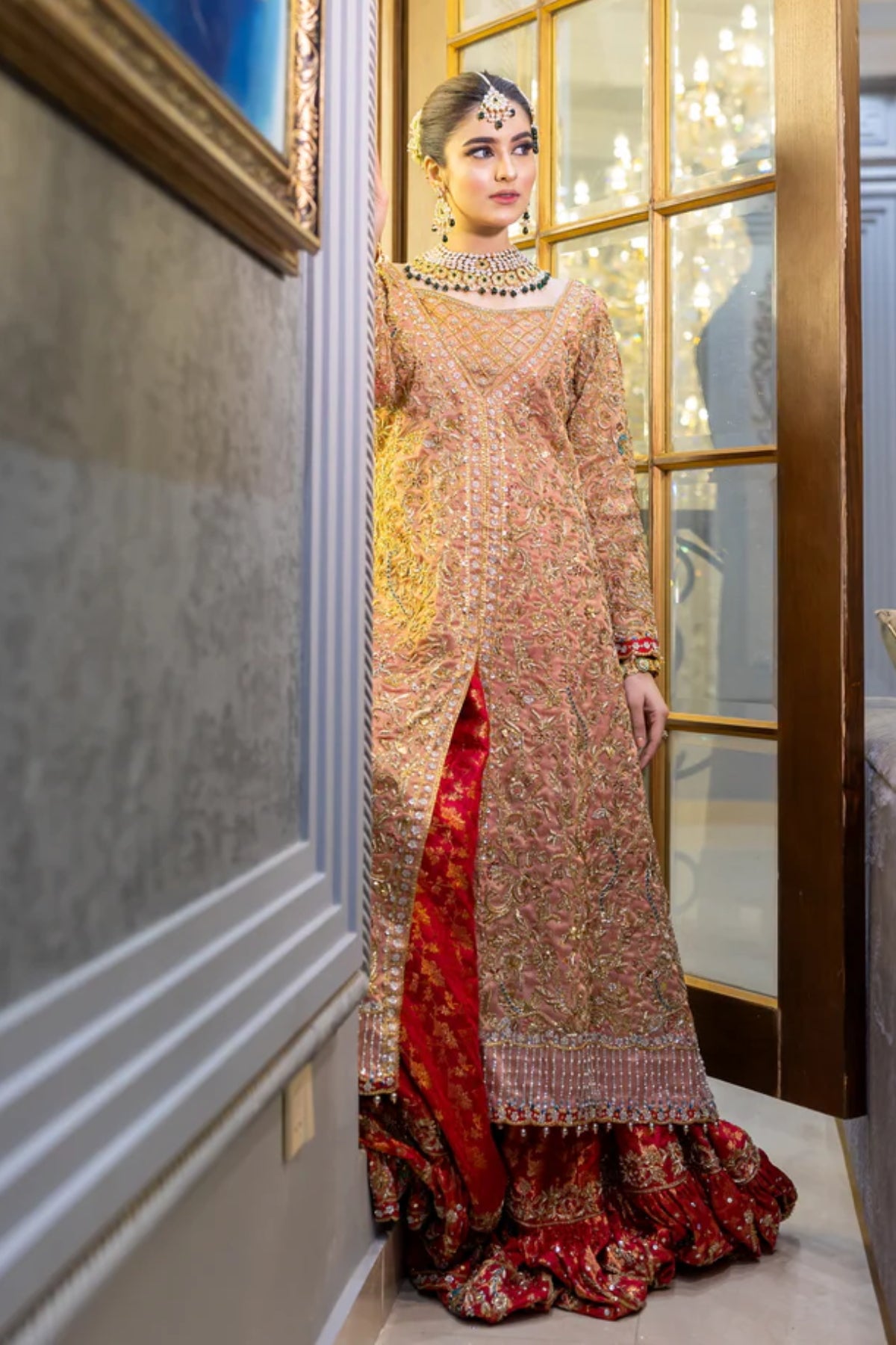Zarqash-Traditional Pakistani formal dress for weddings UK