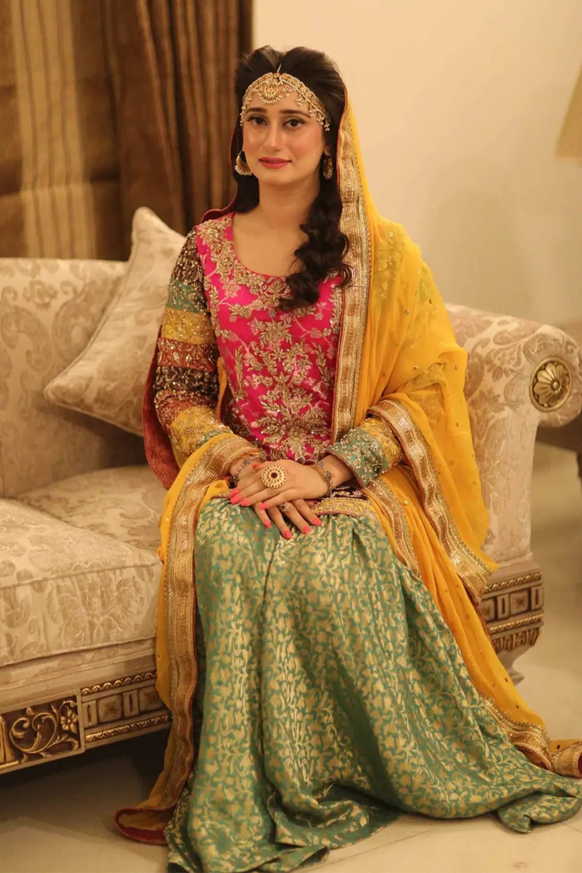 Zobi-Pakistani Wedding Formal Gharara Suit